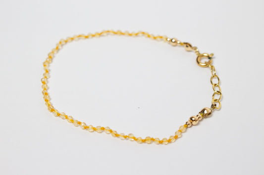 Citrine Strand Bracelet - Cualli Co.