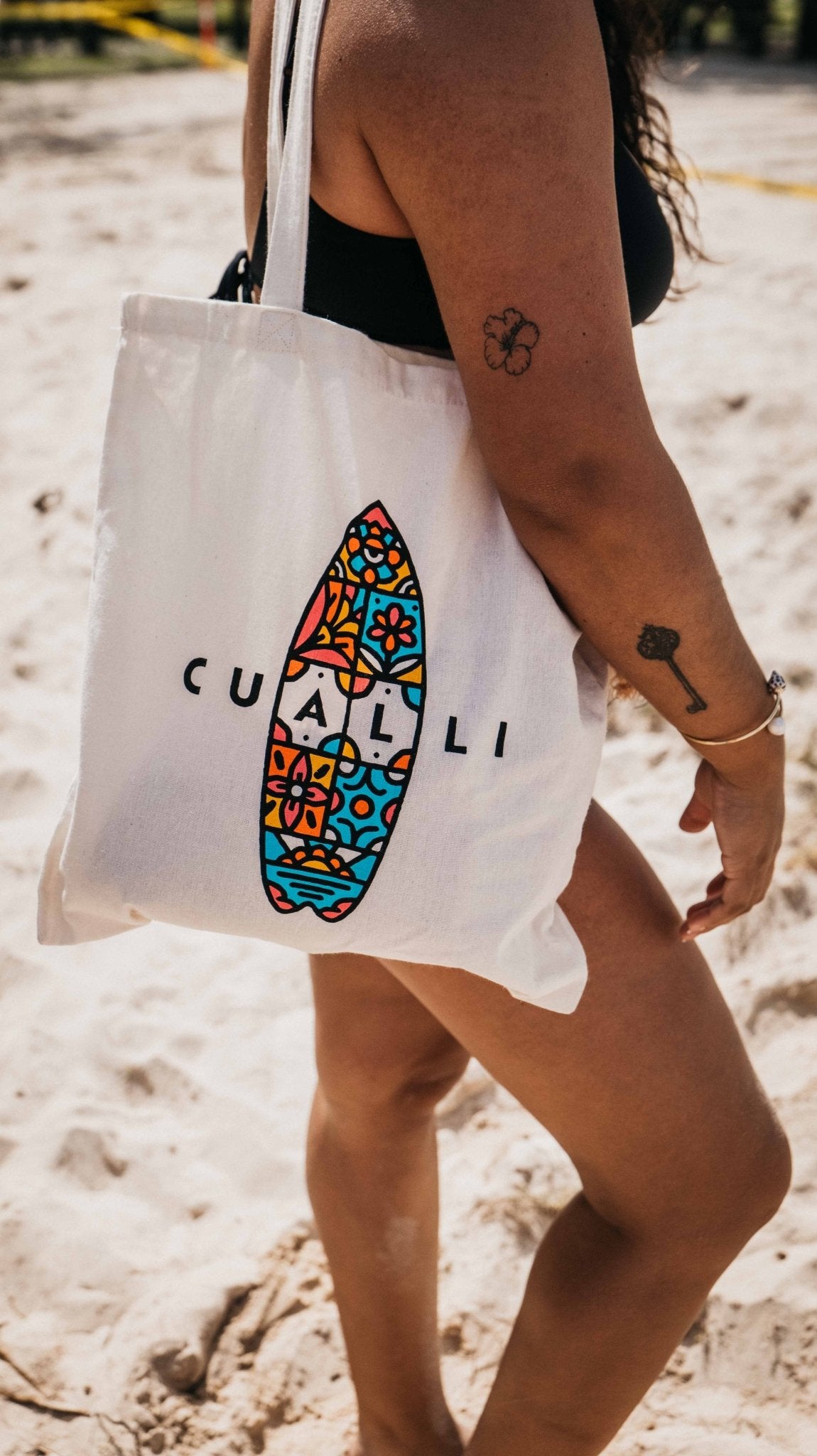 Recycled Cotton Canvas Tote - Cualli Co.