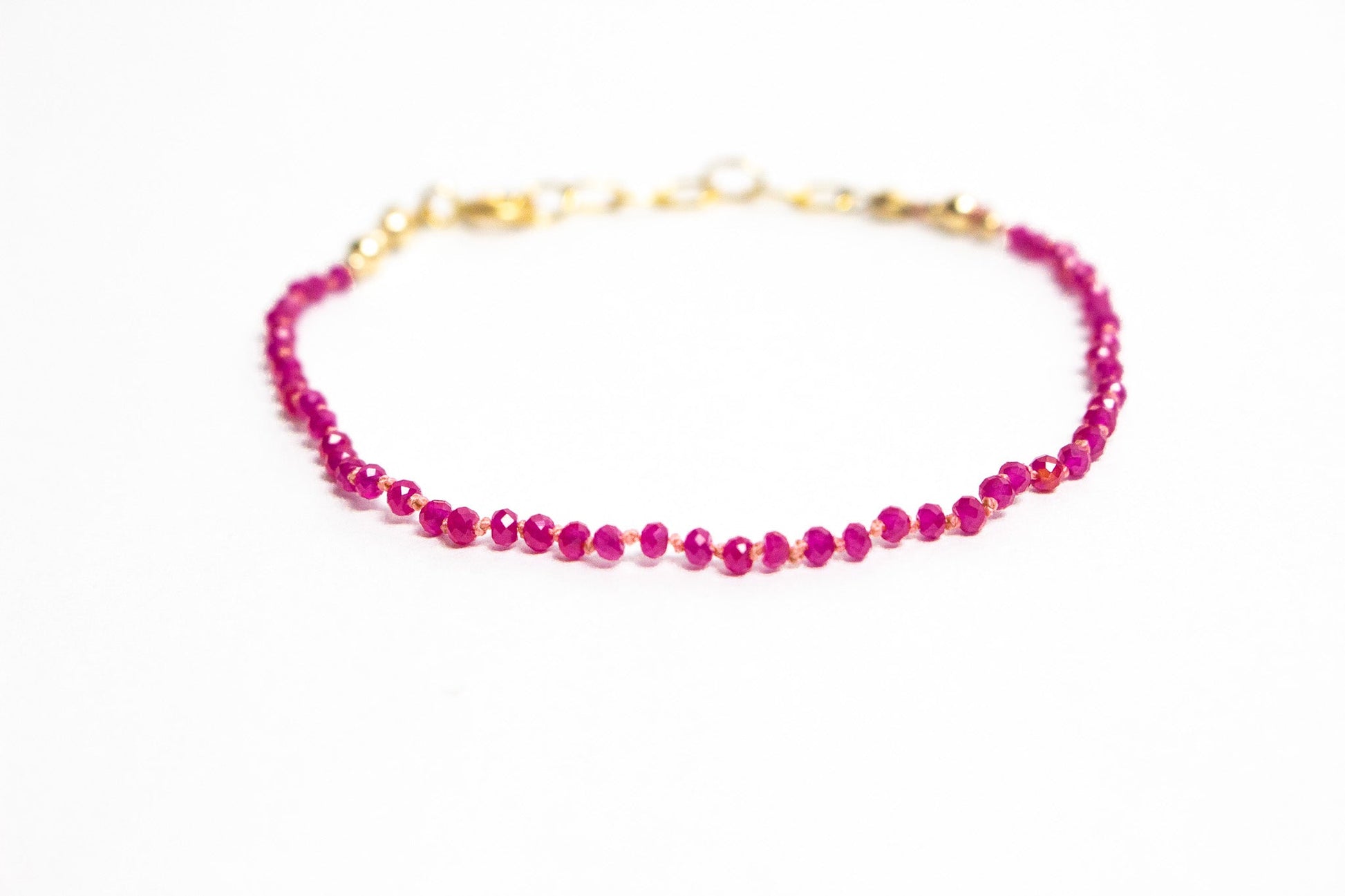 Ruby Strand Bracelet - Cualli Co.