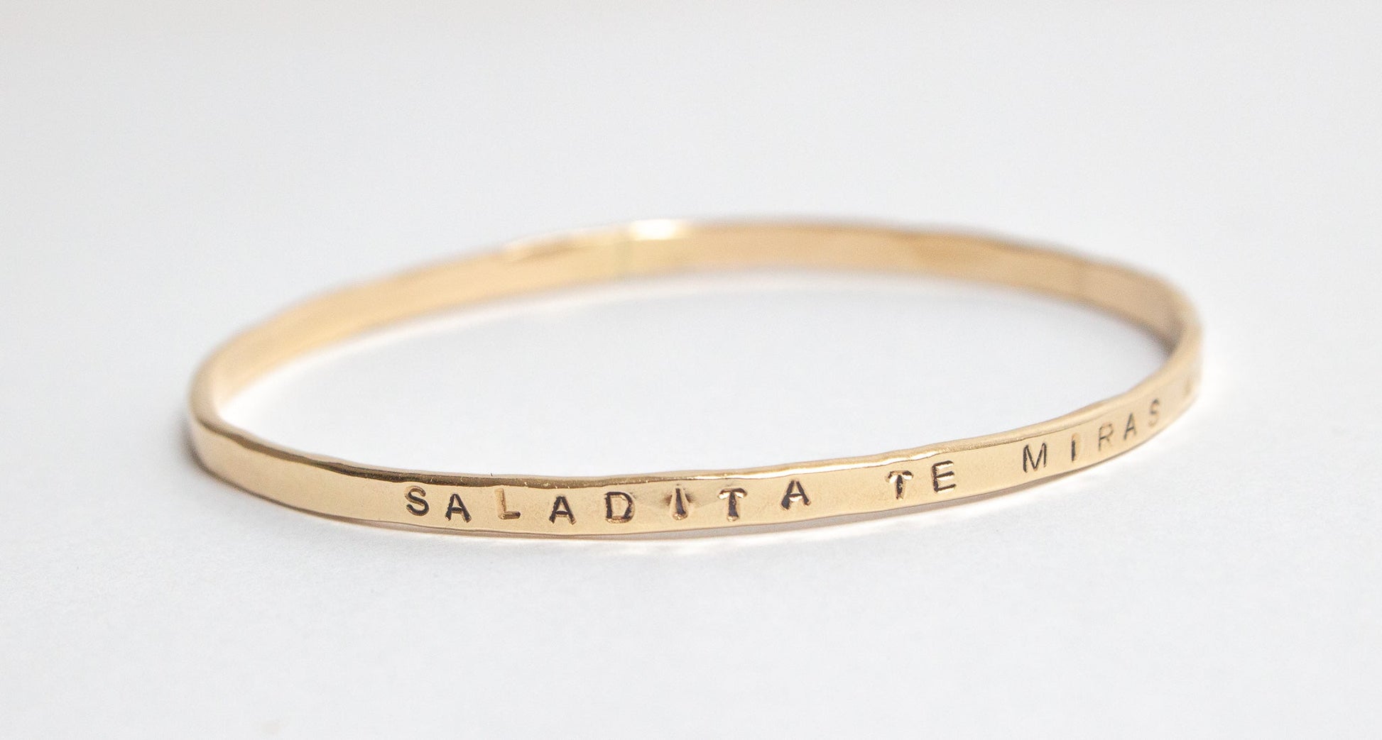 Stamped Bangle - Cualli Co.