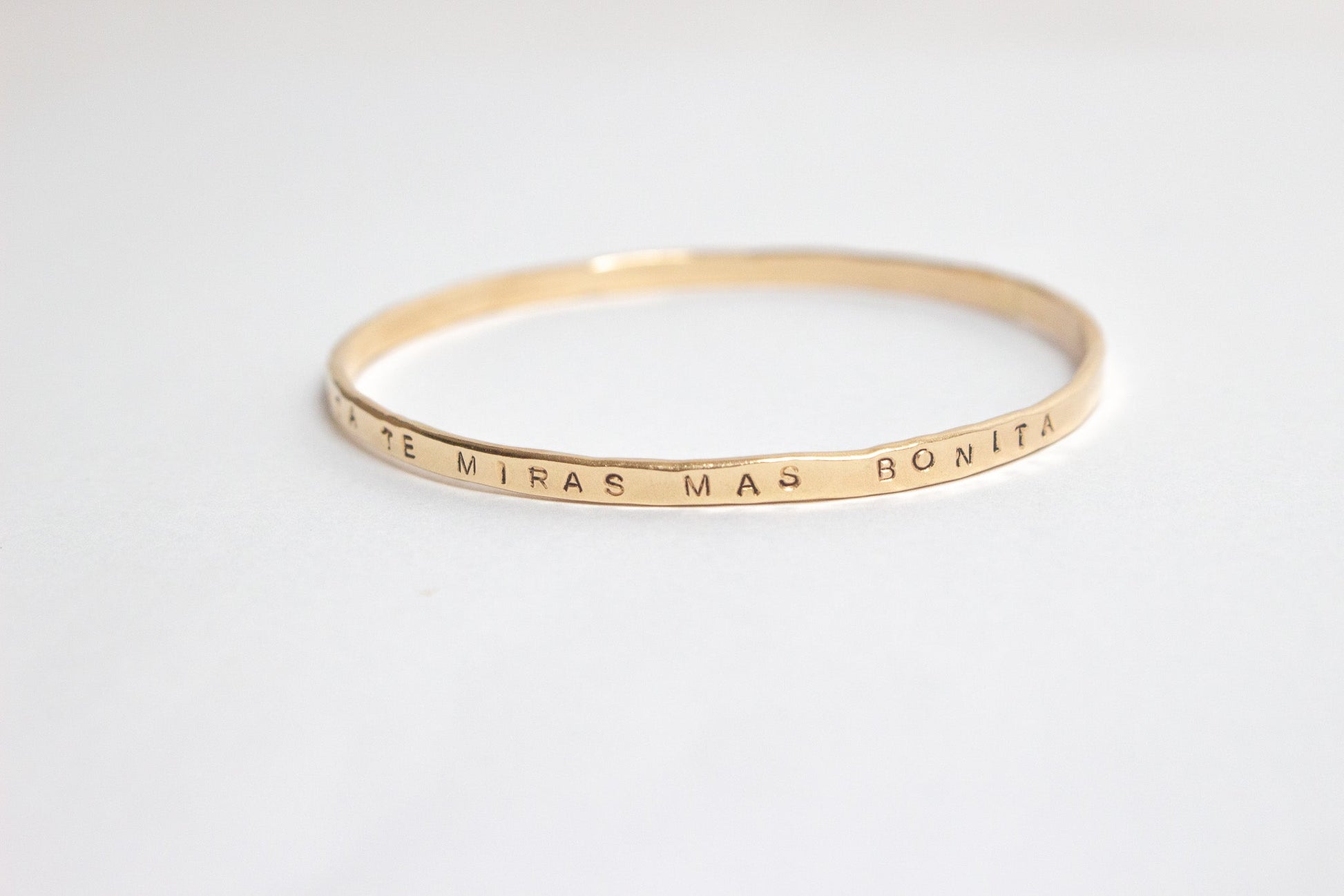 Stamped Bangle - Cualli Co.