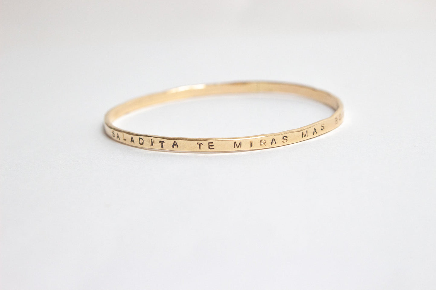 Stamped Bangle - Cualli Co.