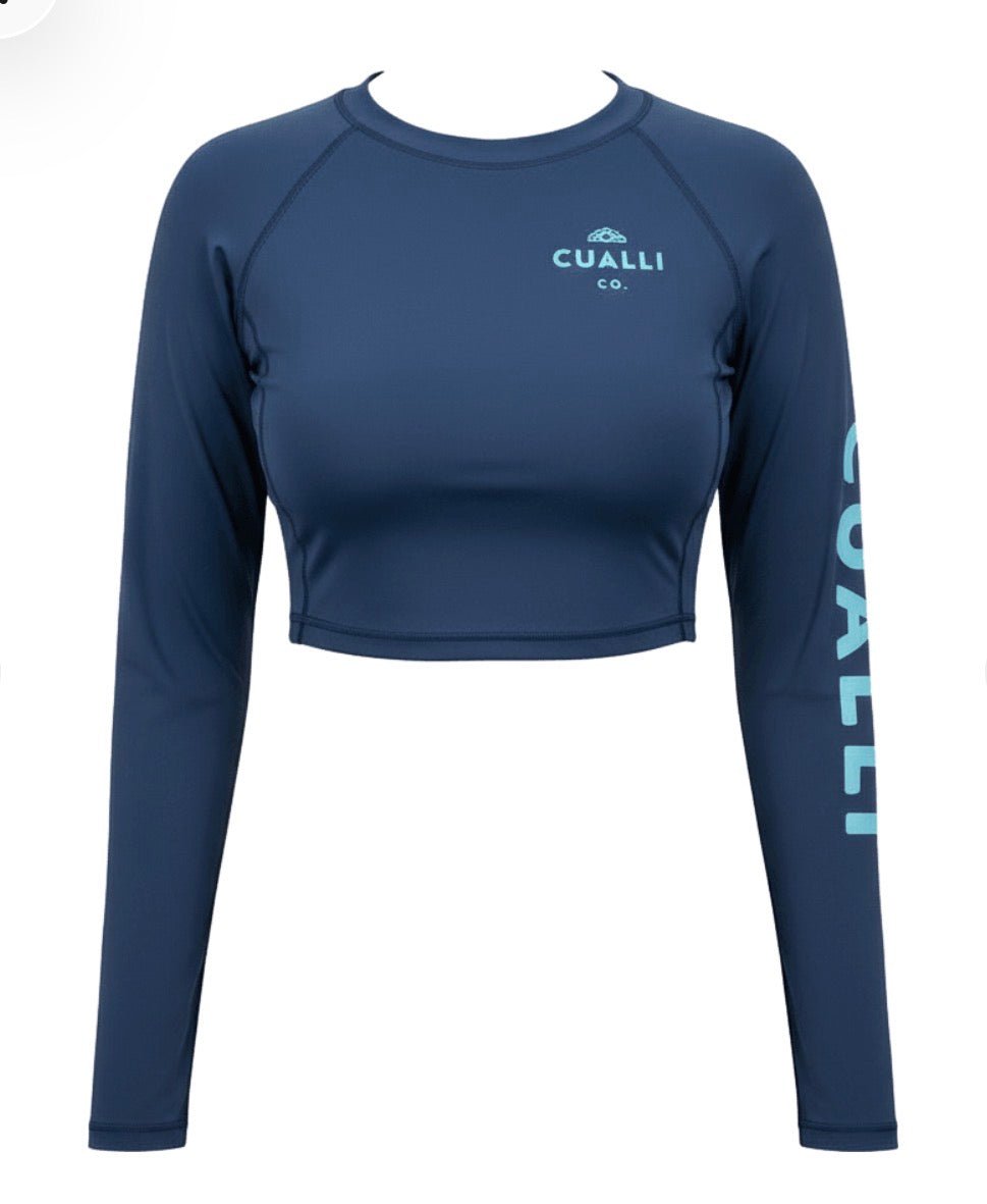 Women's Crop Top Rash Guard - Cualli Co.